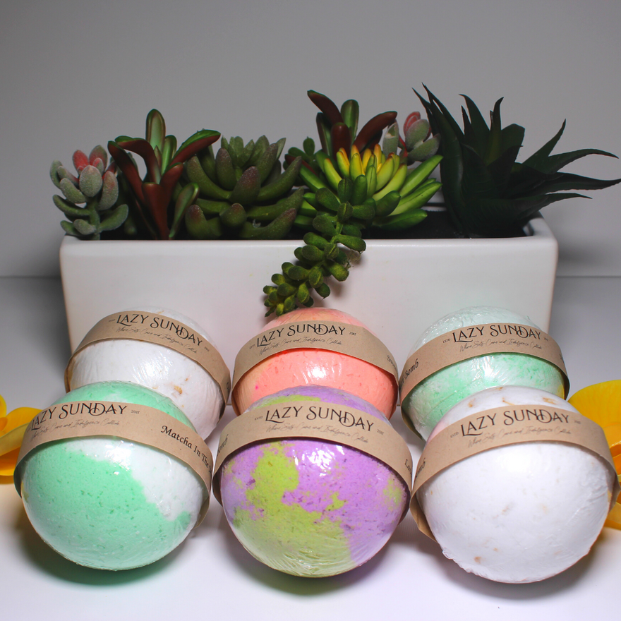 succulent bath bomb Sunday Soak Bath Bomb Bundle – LAZY SUNDAY